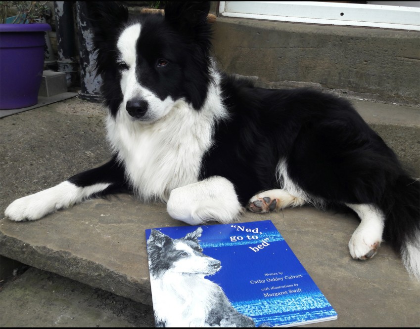 A proud Ned with his book!